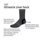 Women's Tactel Double Layer Liner Sock