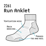 Anklet Single Layer Sock Twin Pack