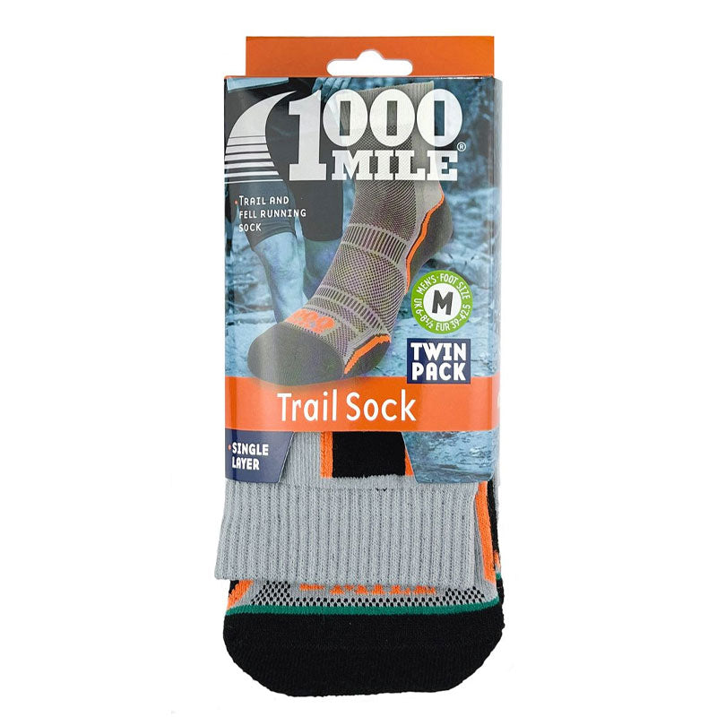 Trail 21 Single Layer Sock Twin Pack
