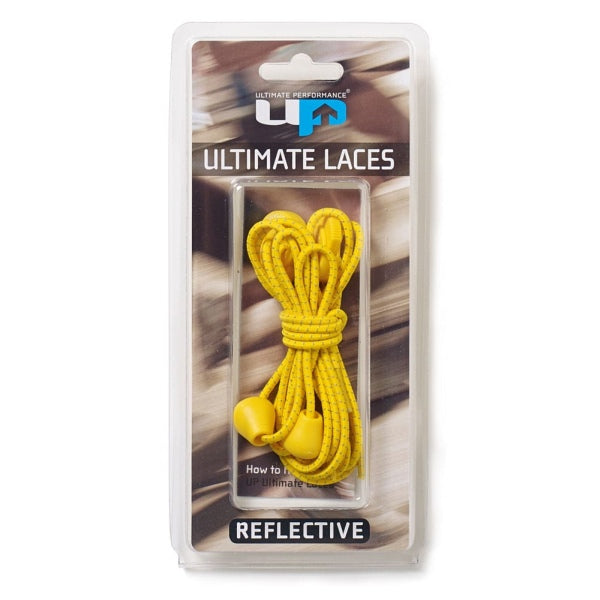 reflective yellow elastic laces
