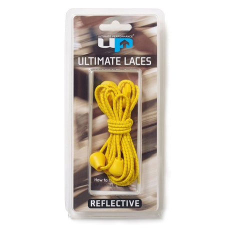 reflective yellow elastic laces